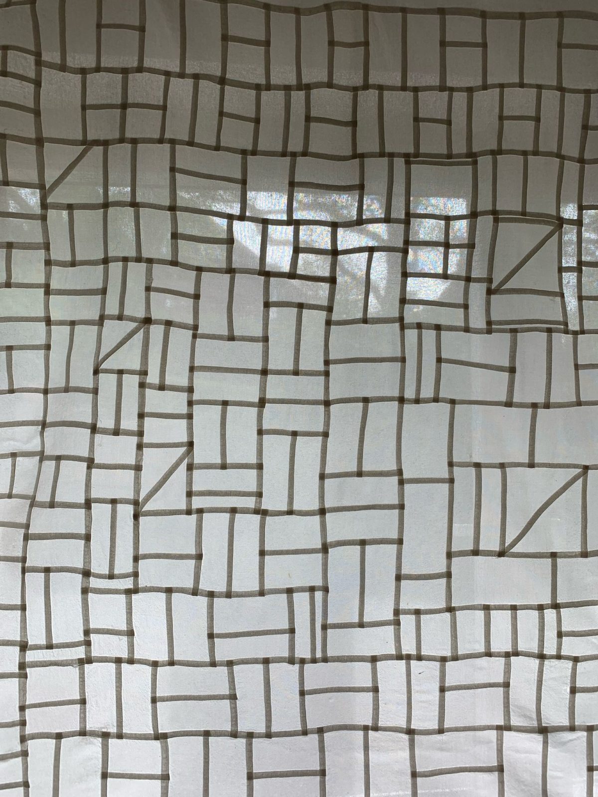 Vorhang im Pojagi-Stil