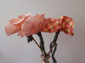 Gebastelte Stoffblumen Kreativtag