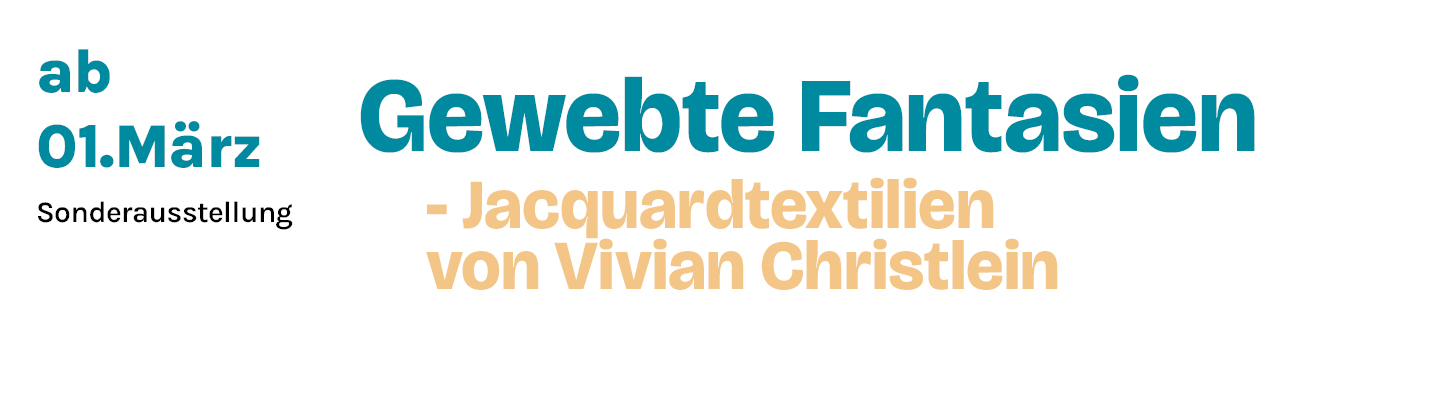 Gewebte Fantasien - Jacquardtextilien von Vivian Christlein