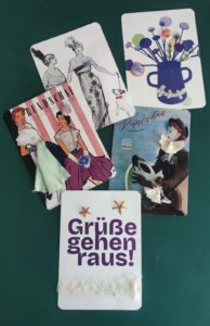 Postkarten mit verschiedenen Motiven
