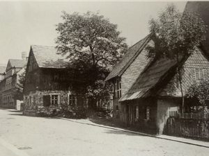 Historisches Bild der Bürgerstraße in Helmbrechts